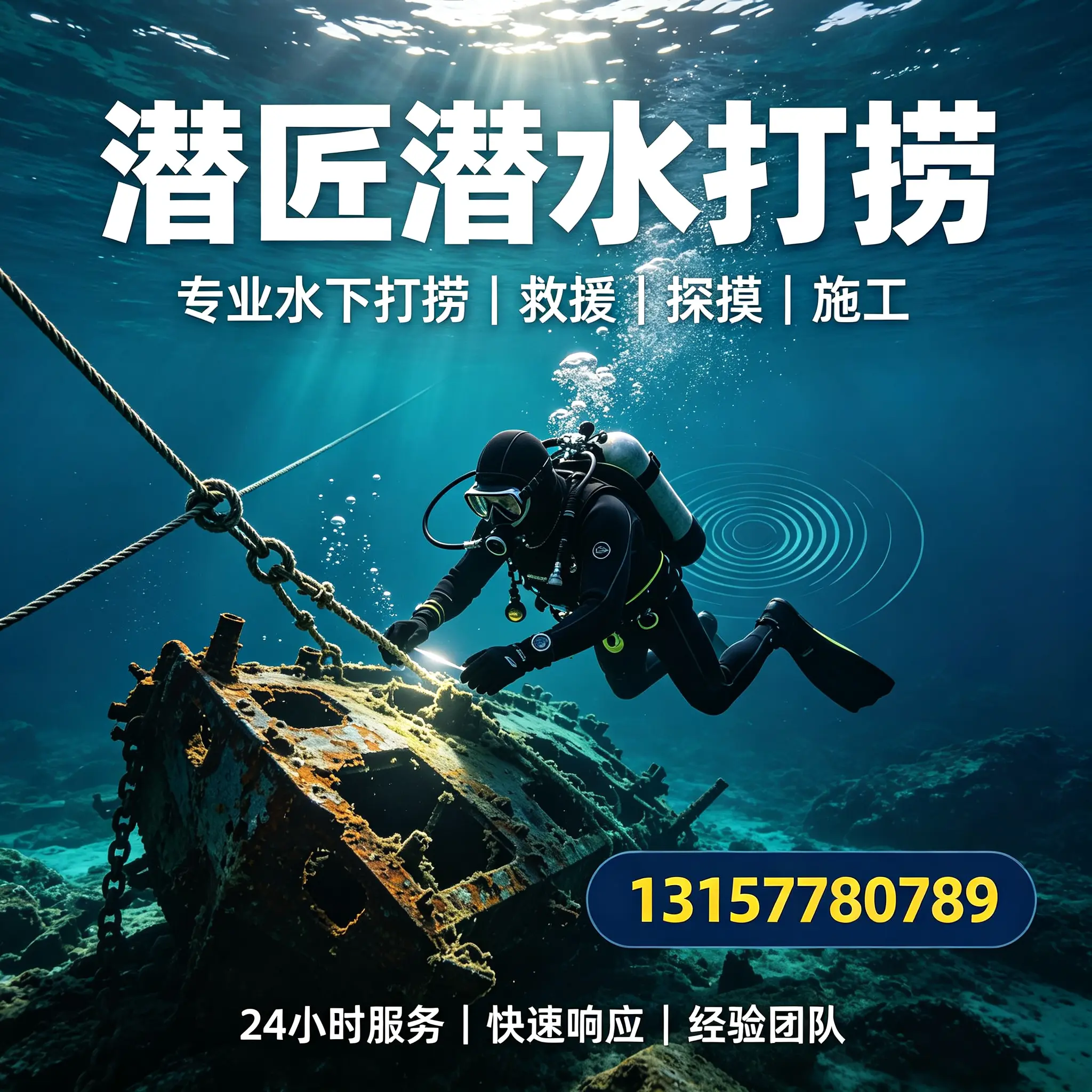 琼海水下打捞作业服务产品